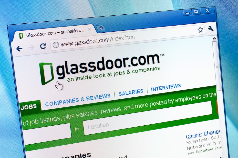 HR Guide To Glassdoor S New DE I Filter And More BerniePortal   Glassdoor Website On The Browser 